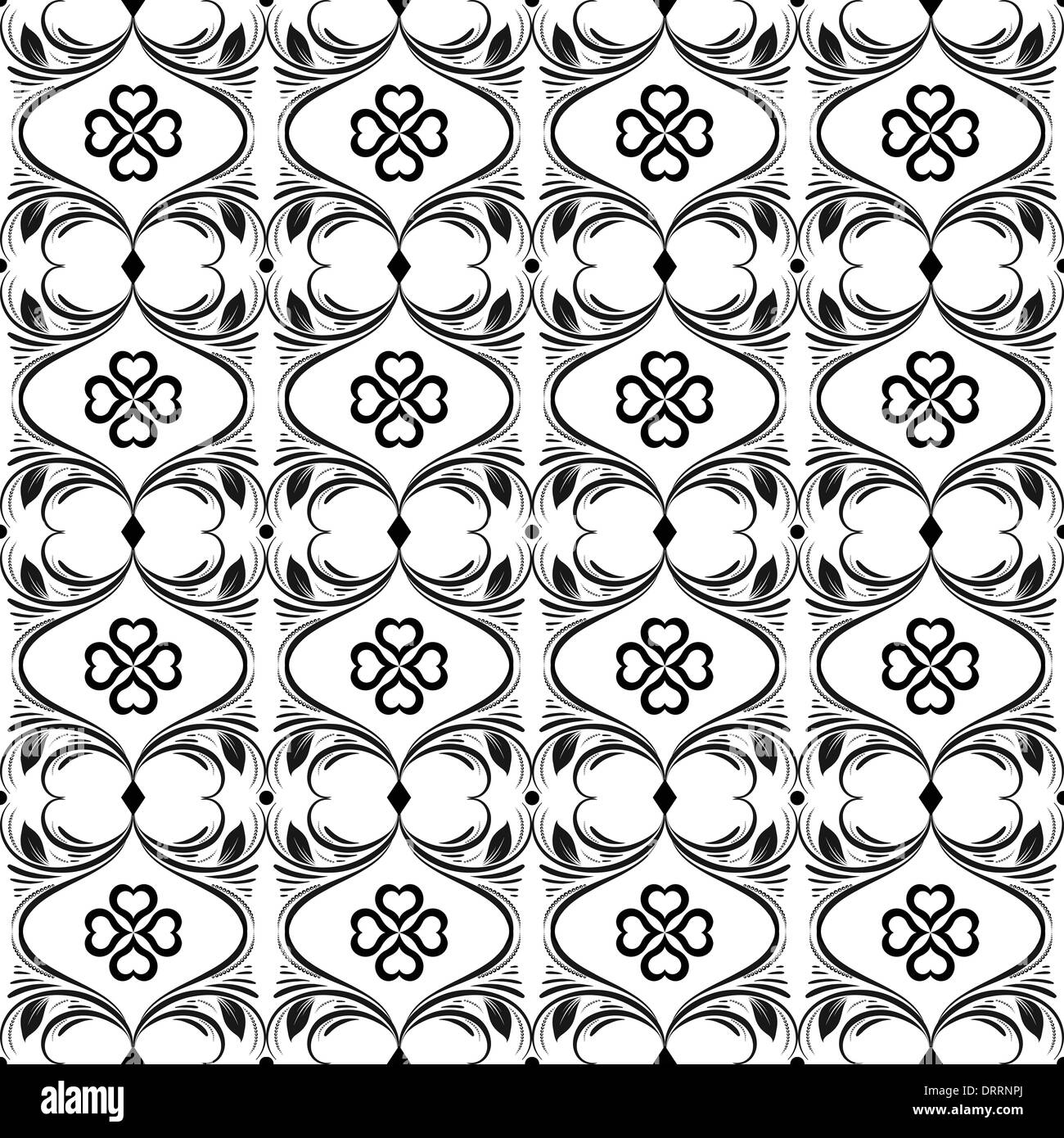 Seamless pattern for printing Black and White Stock Photos & Images - Alamy