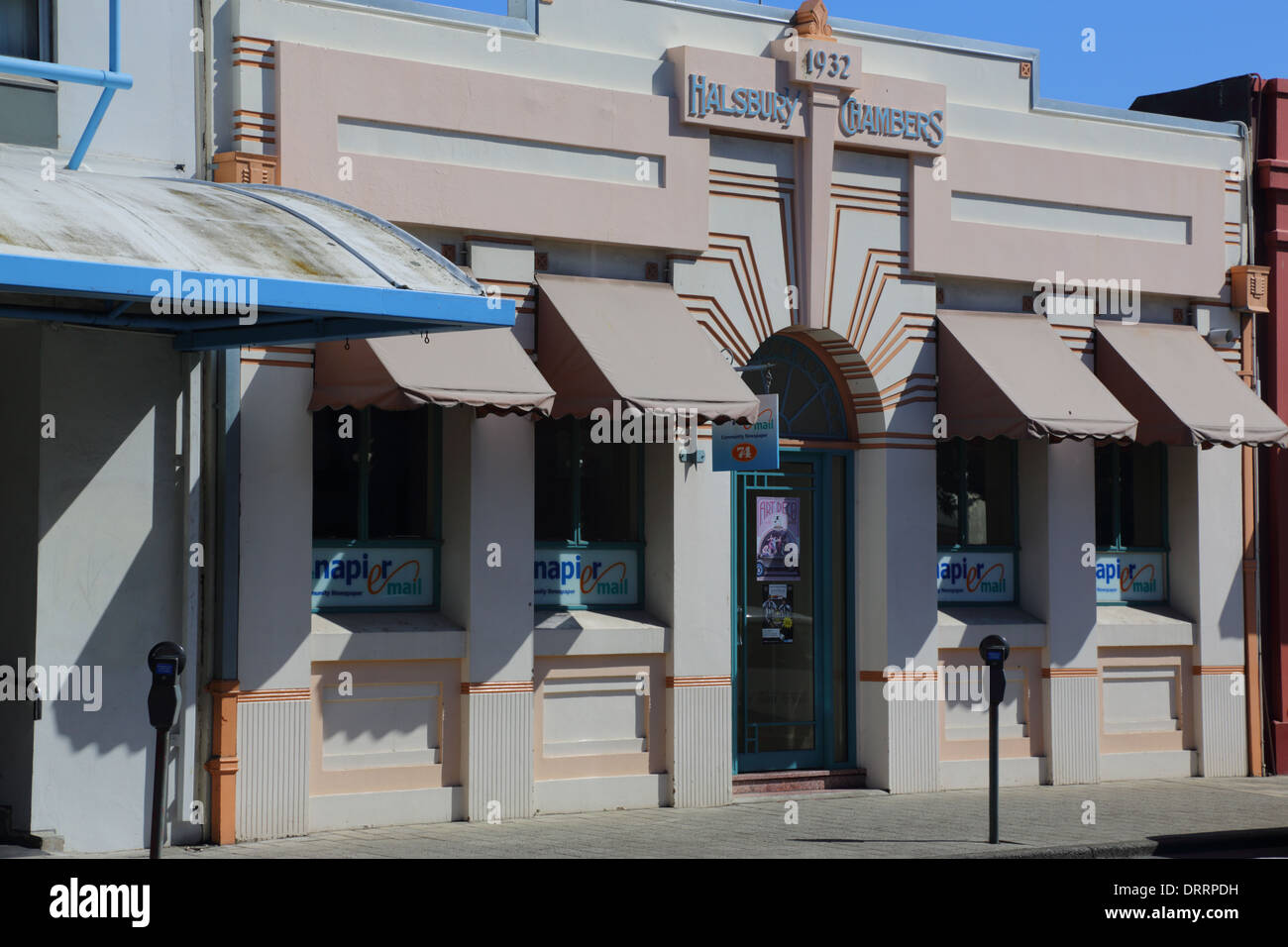 Art Deco Napier, Halsbury Chambers Building, The Napier Mail, 74