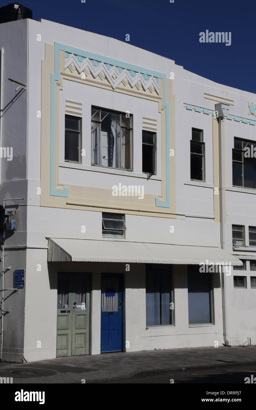 Art Deco Napier, Emerson Street, Napier, Hawkes Bay, North Island New Zealand Stock Photo