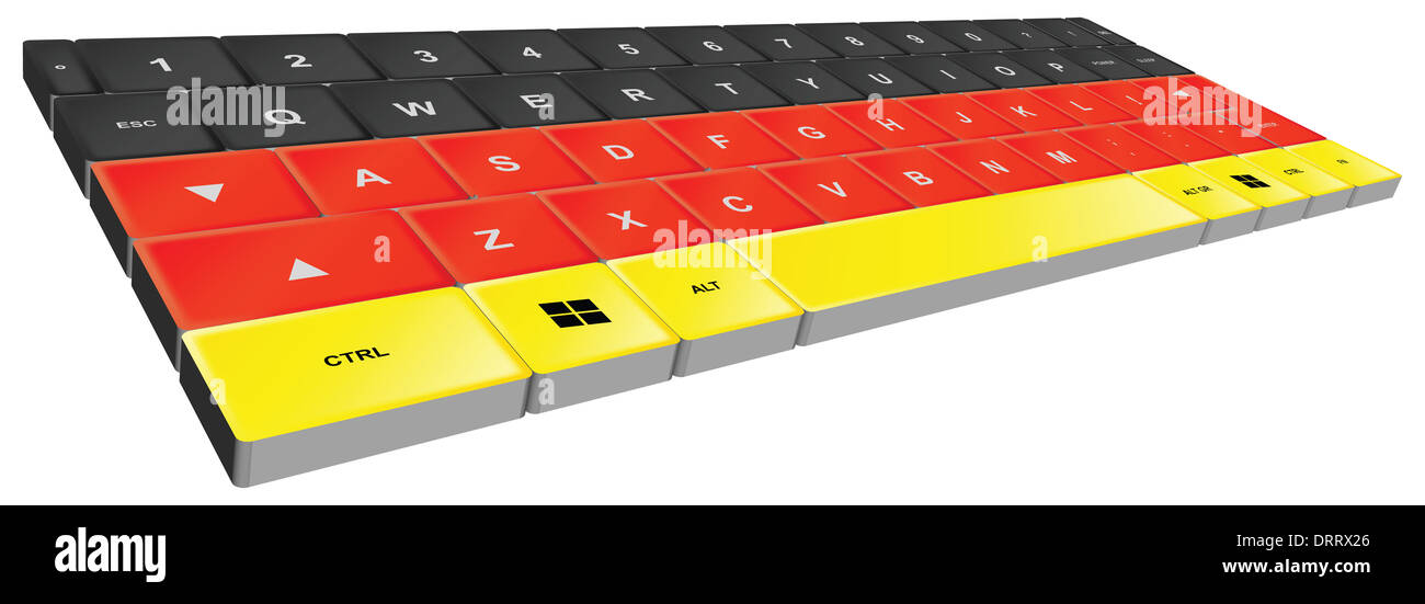 German Keyboard Stock Photo 66293534 Alamy