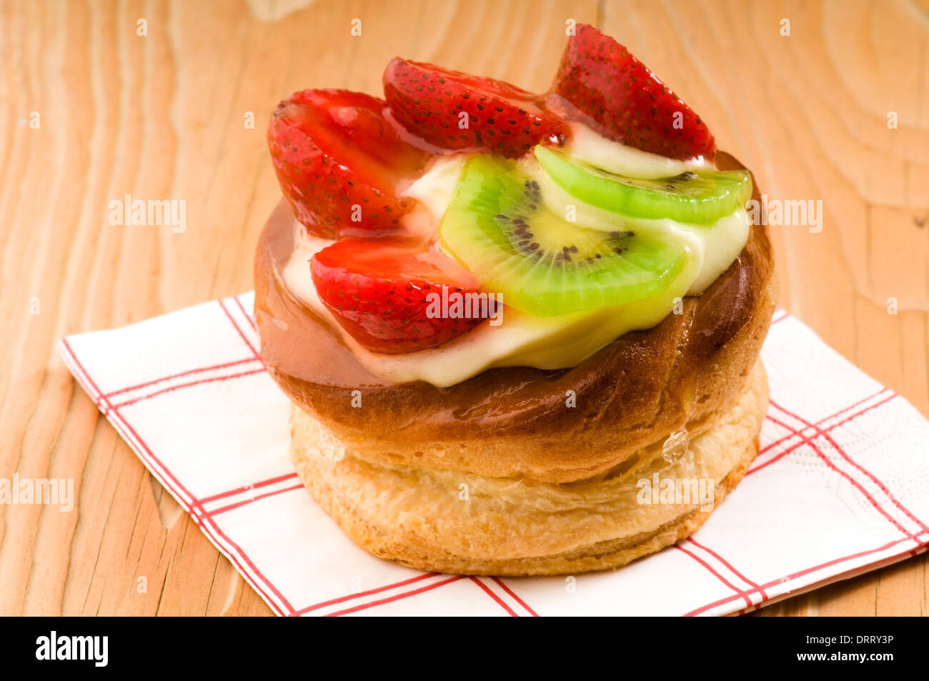 French cake with fresh fruits Stock Photo - Alamy
