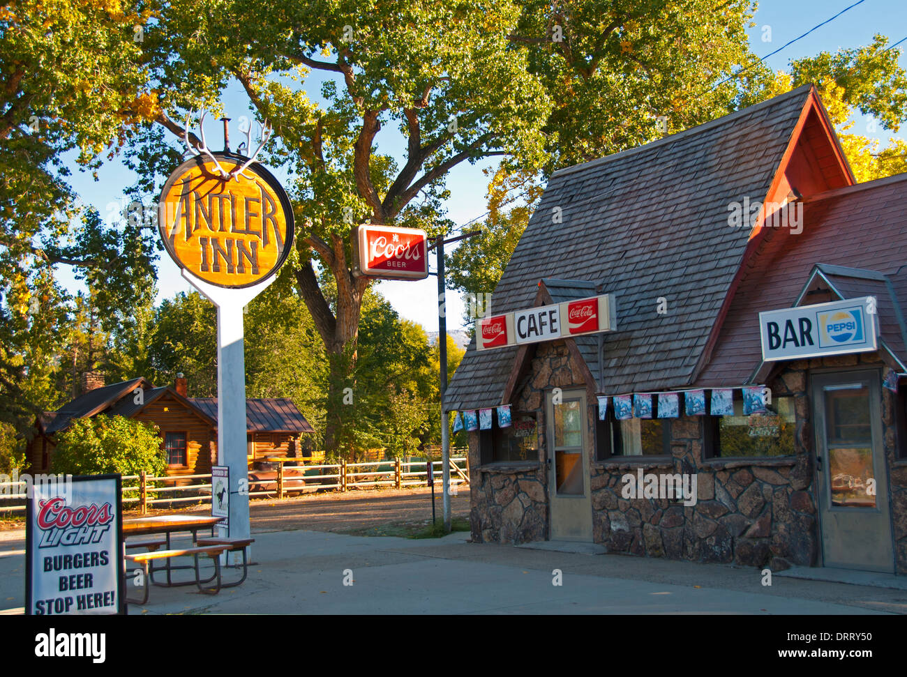 Antler Inn, Shell, Wyoming Stock Photo Alamy