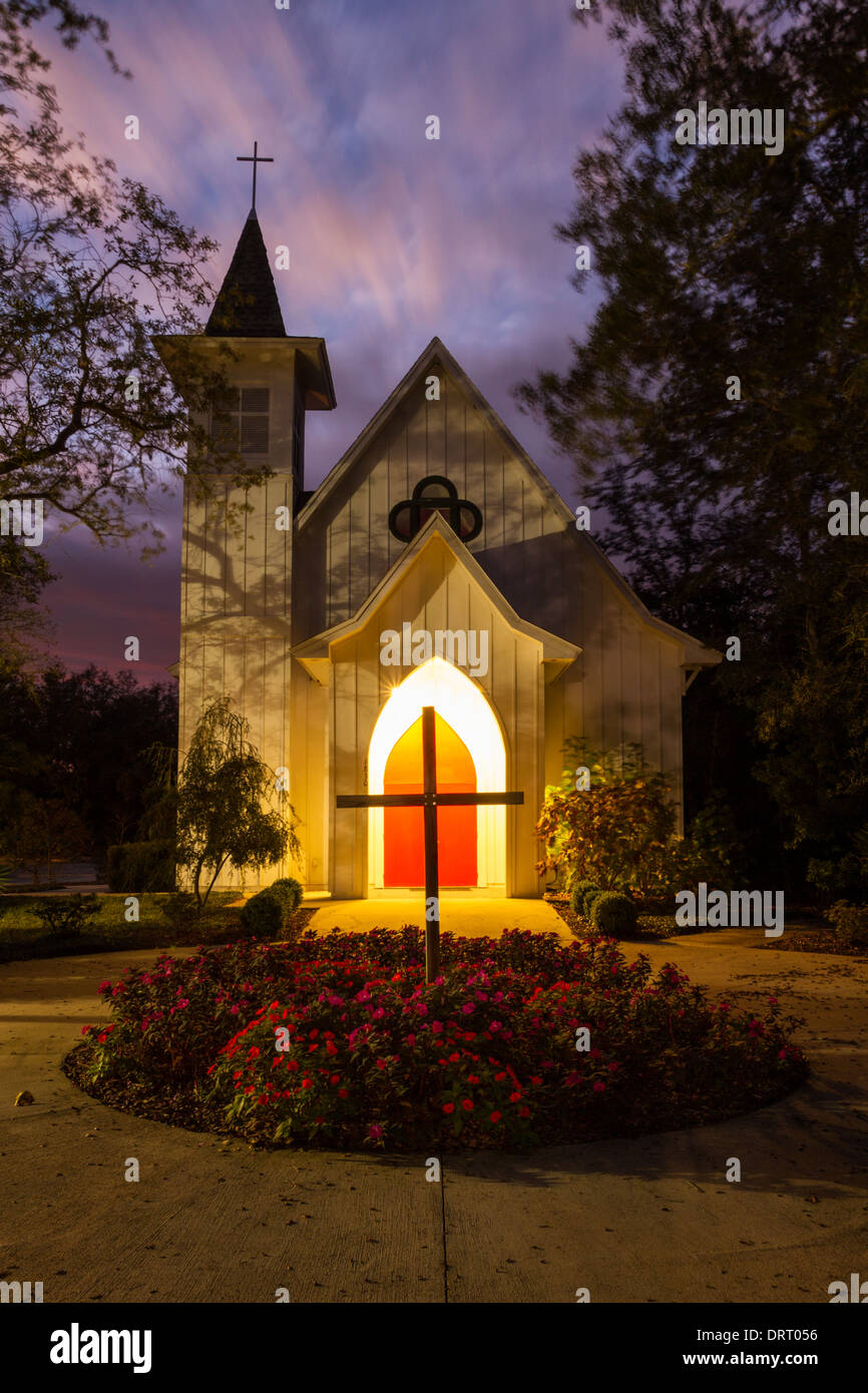 Holy Trinity Anglican Church, Fernandina Beach, Florida Stock Photo
