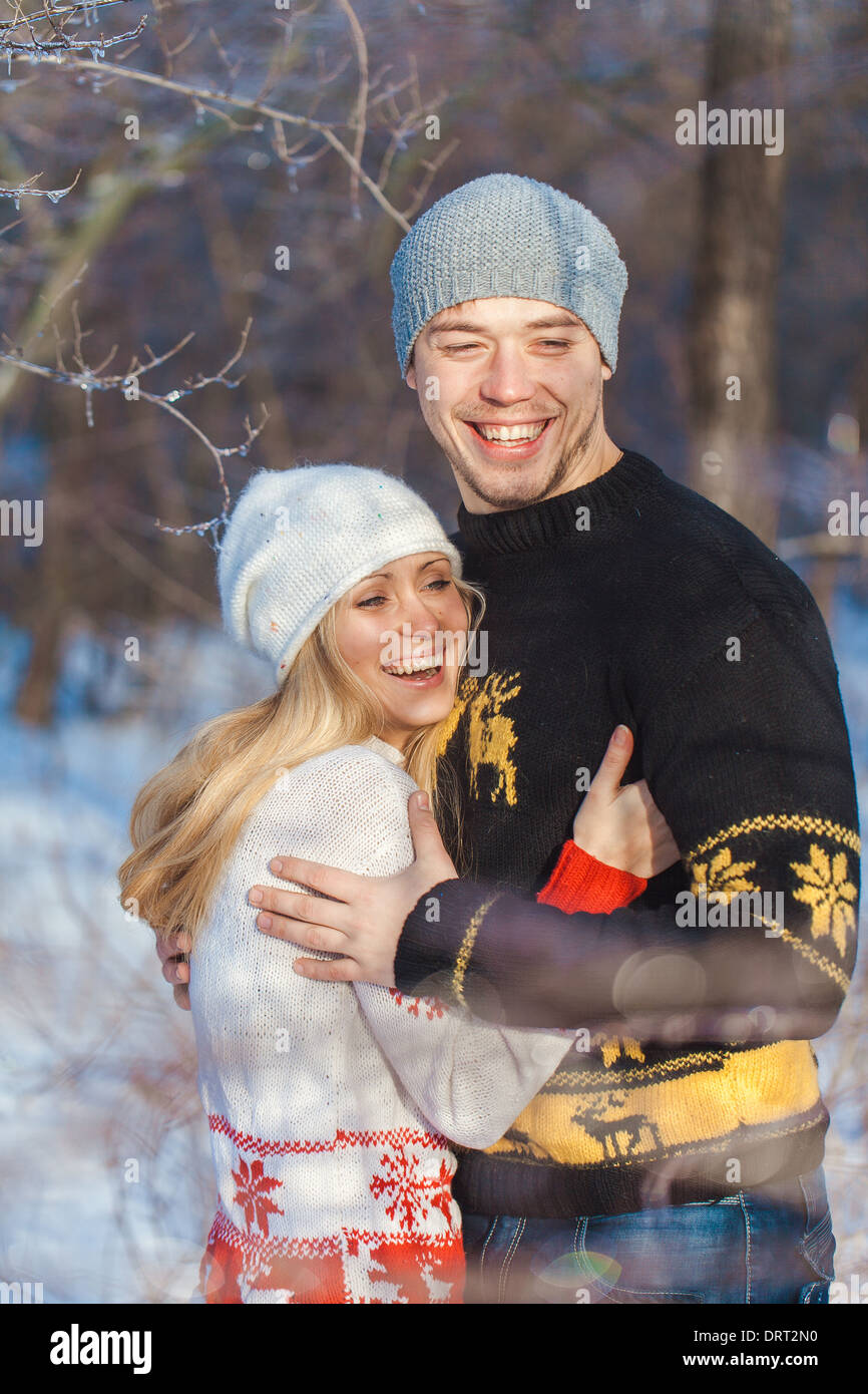 love story man and woman walking in the park Stock Photo - Alamy