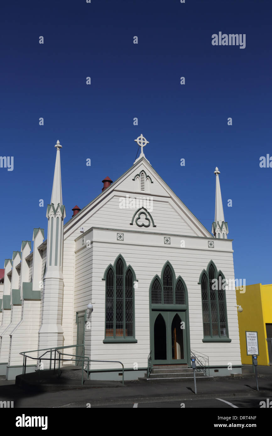 Trinity Methodist Church, 32 Clive Square East, Napier, North Island New Zealand Stock Photo