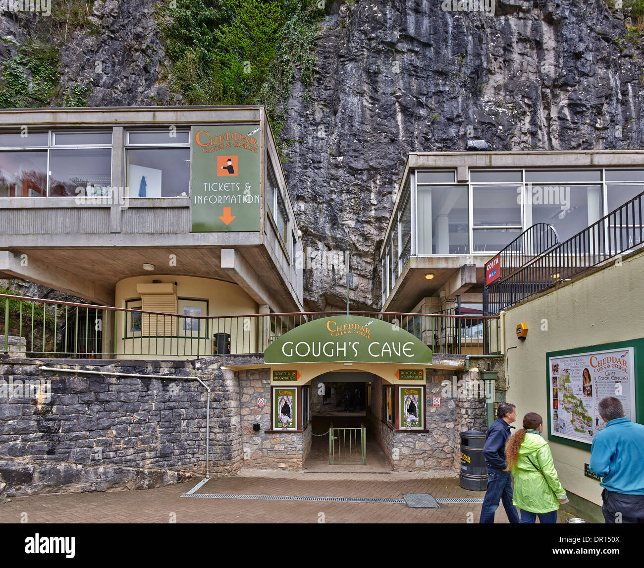 Gough's Cave is located in Cheddar on the Mendip Hills, in