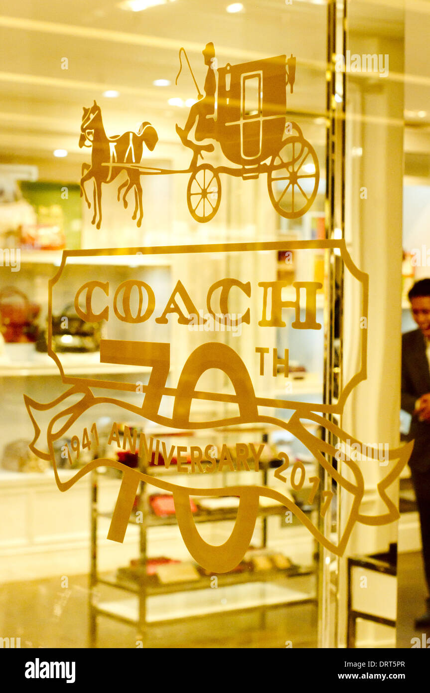 coach, luxury brand of lady handbags maker Stock Photo - Alamy