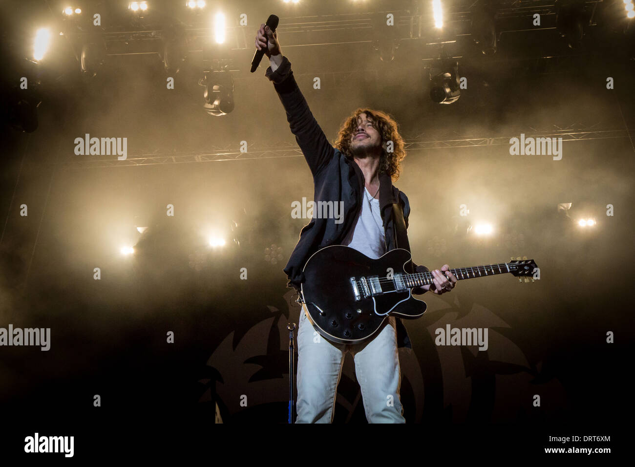 Rho Milan Italy. 04th June 2012. The American rock band SOUNDGARDEN performs live at Arena Fiera di Milano Stock Photo