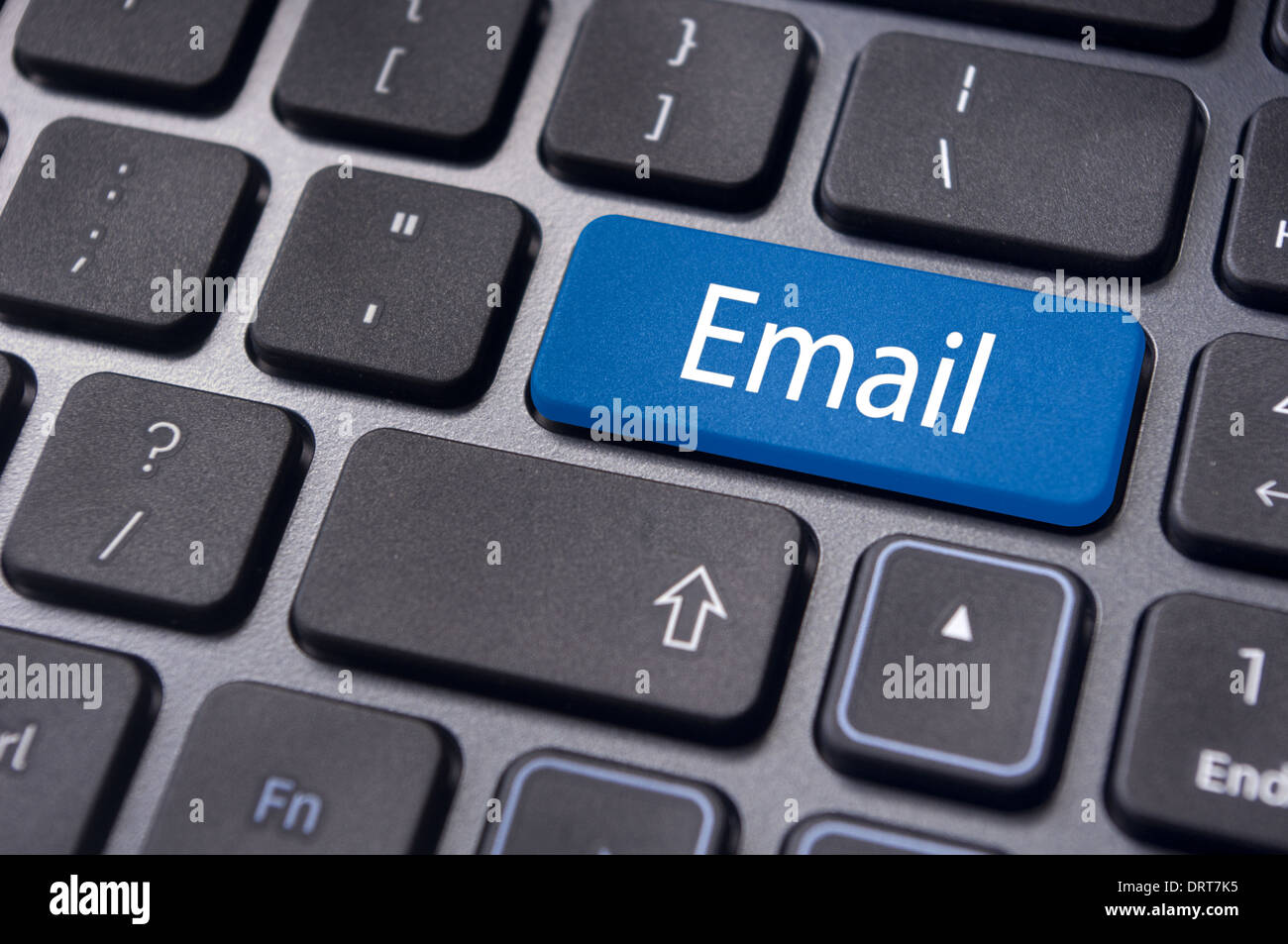 email concepts, messages on keyboard Stock Photo