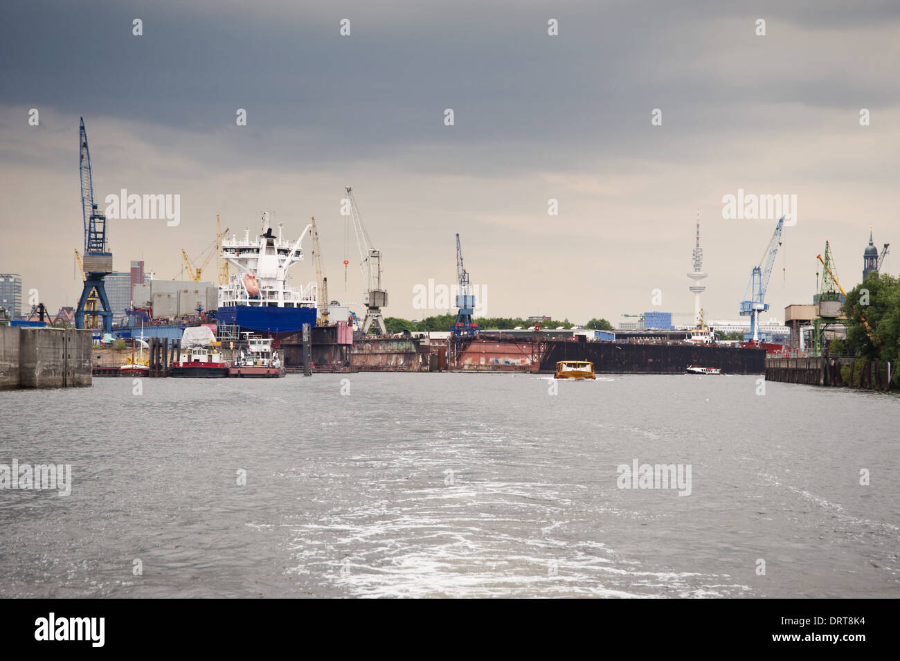 Port of Hamburg Stock Photo - Alamy