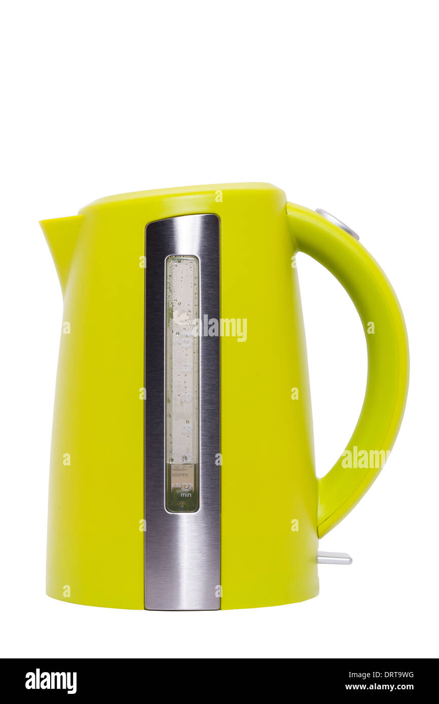 An electric kettle on a white background Stock Photo