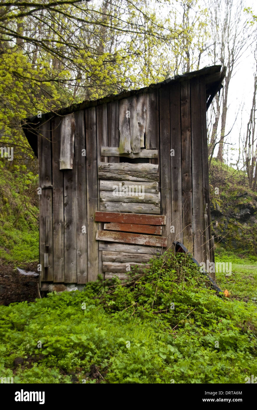 Shed in Harz Mountains, Germany Stock Photo