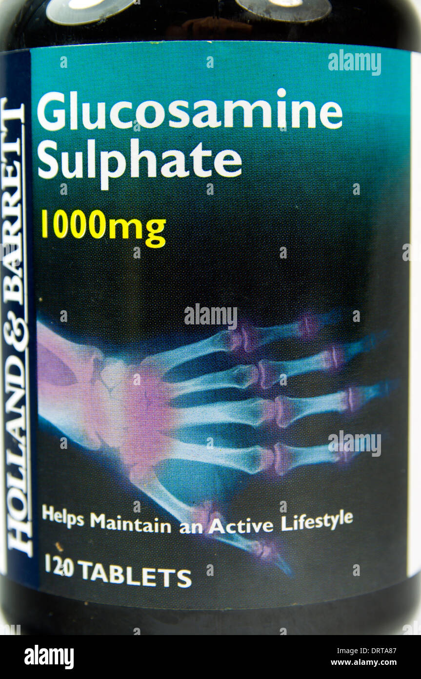 Glucosamine Sulphate Tablets Stock Photo Alamy