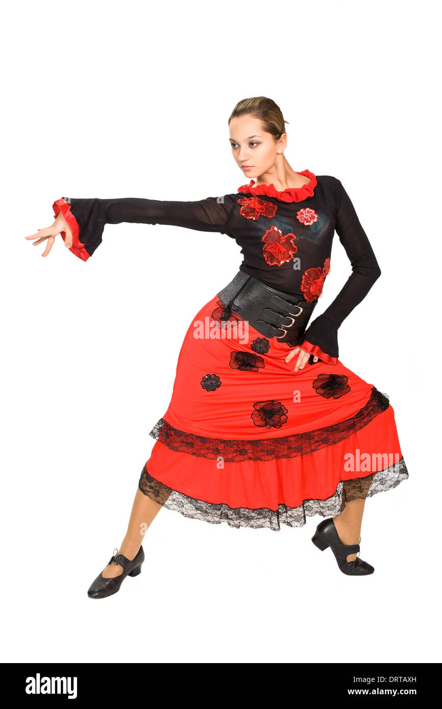 Beautiful spanish dancer Stock Photo Alamy