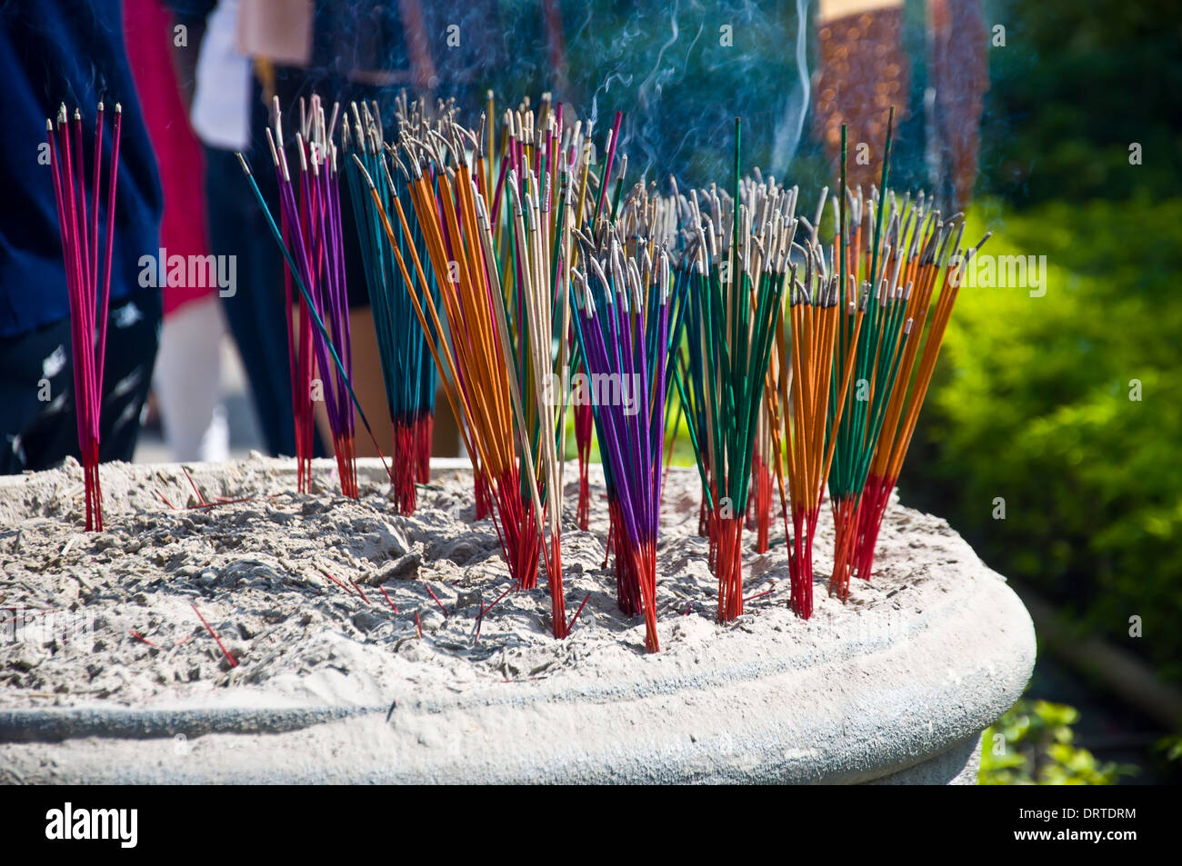 incense for sacrifice and pray in Buddhist religion Stock Photo Alamy