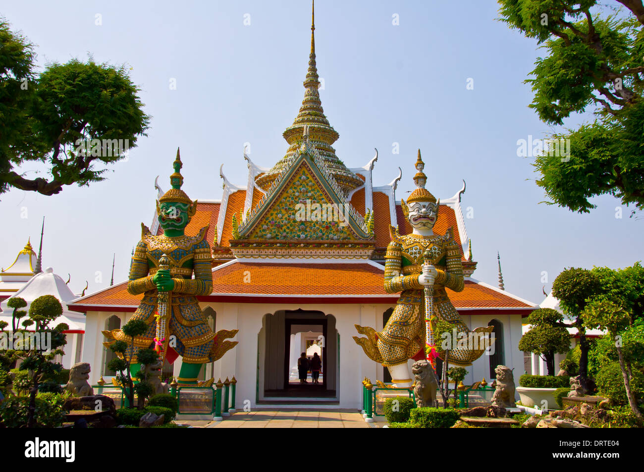 Wat Arun beautiful place for travel in Bangkok Thailand Stock Photo