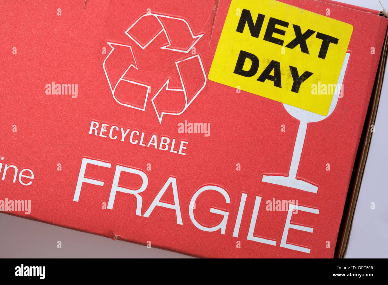 Next day sticker on box hires stock photography and images Alamy