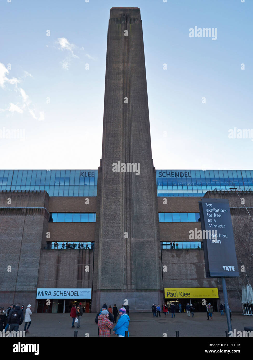 Tate Modern art gallery housed in the old Bankside Power station near