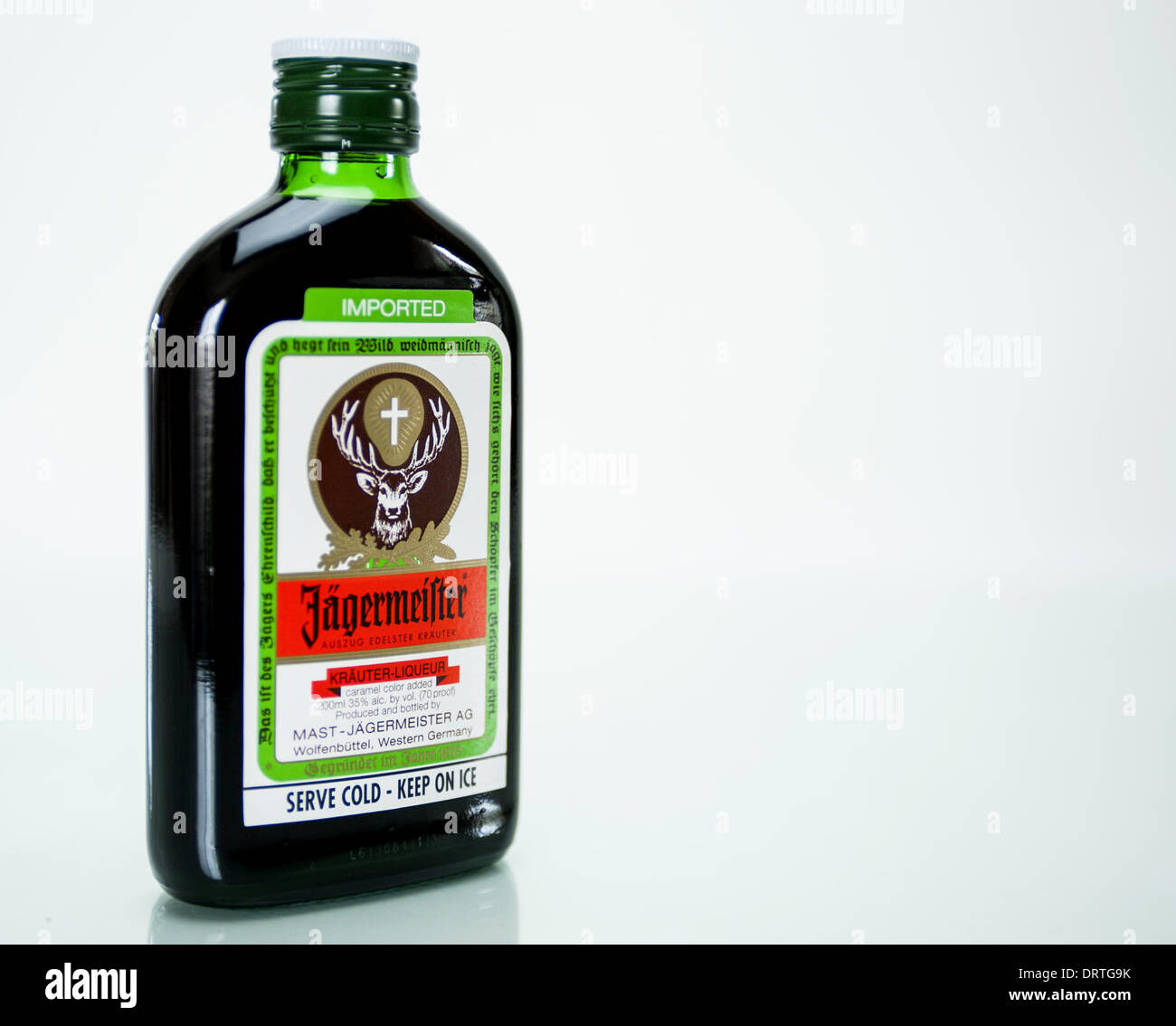 Jan. 31, 2014 Wolfenbuttel, Lower Saxony, Germany Jaegermeitster is