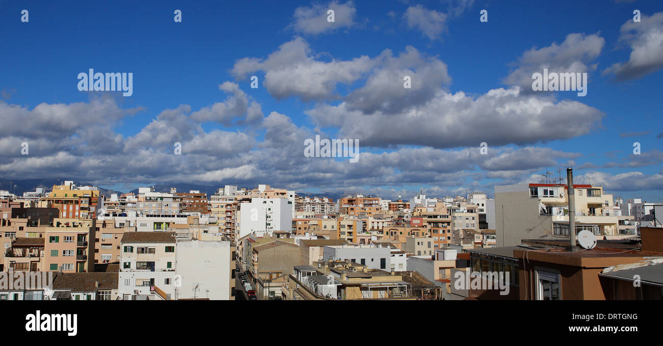 View of PAlma de Mallorca, Spain. Stock Photo