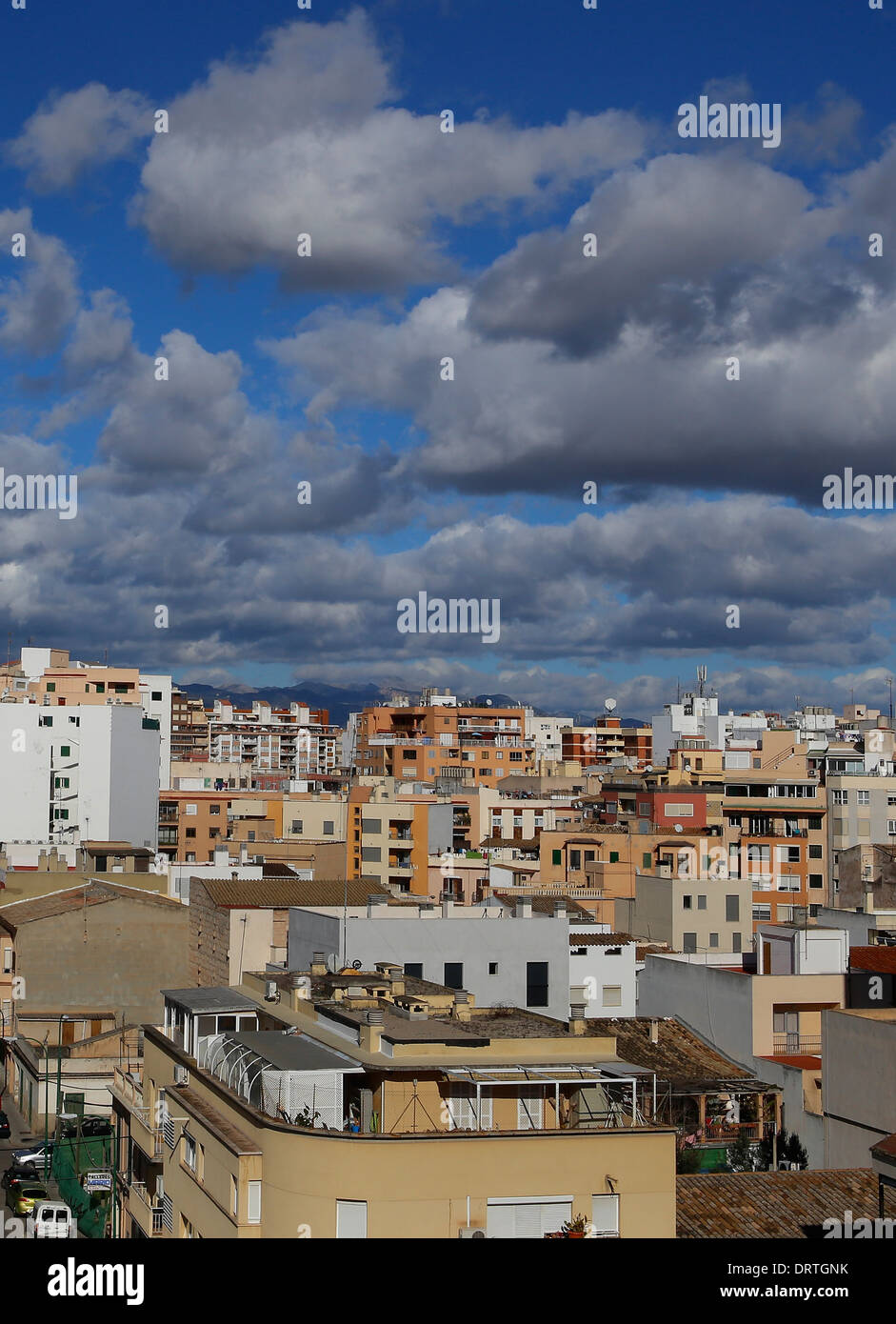 View of PAlma de Mallorca, Spain. Stock Photo