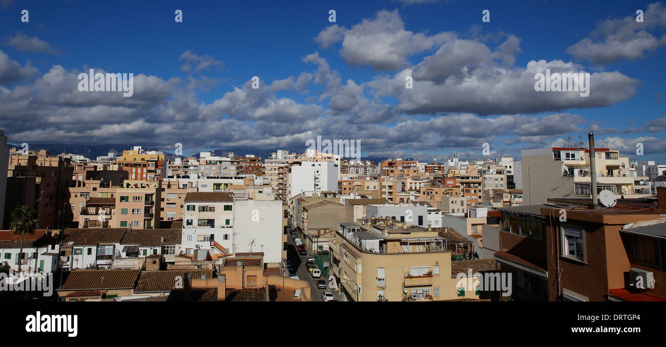 View of PAlma de Mallorca, Spain. Stock Photo