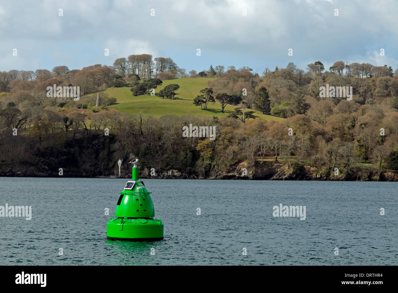 Mount Edgcumbe Country Park & folly, on Rame Peninsula, viewed from