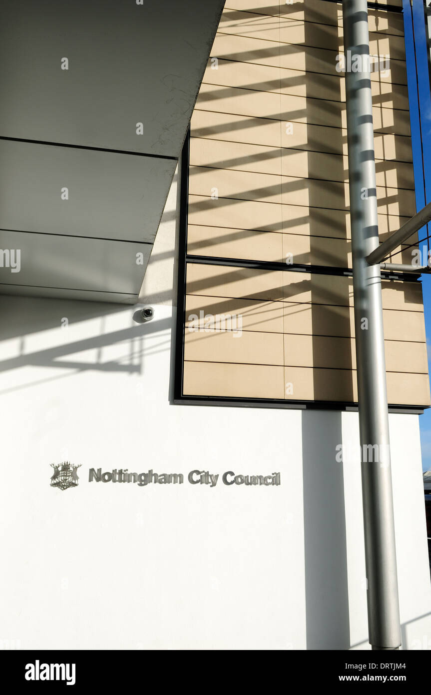 Nottingham City Council Building,Station Street,UK Stock Photo Alamy