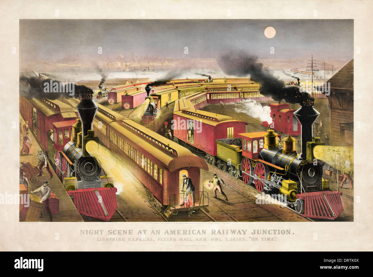 Freight trains 1800s hires stock photography and images Alamy