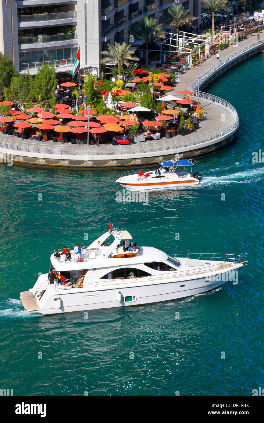 Dubai terrace bar, Marina Stock Photo Alamy