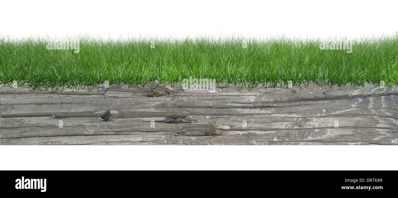 Background from a fence and a grass Stock Photo - Alamy