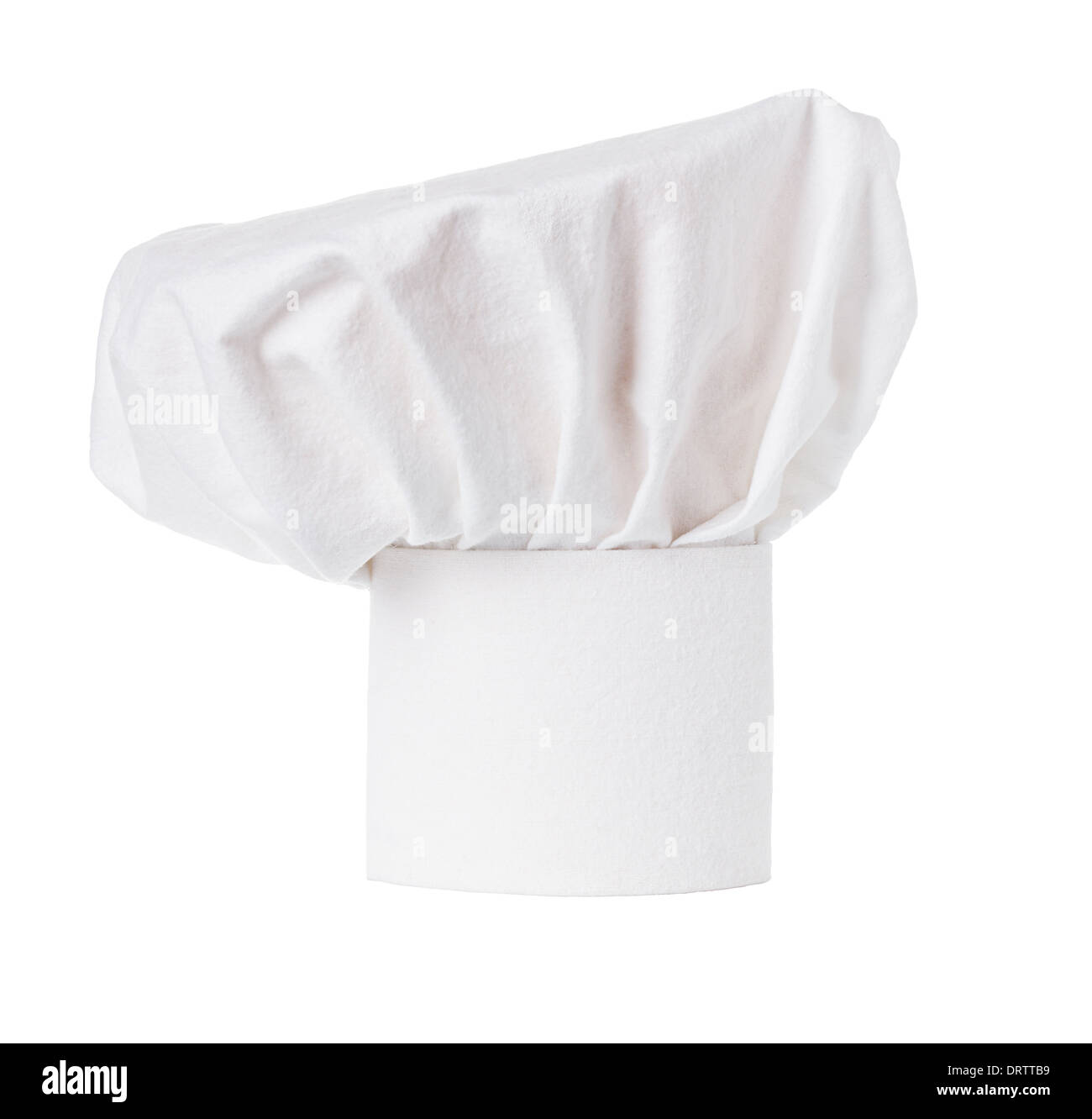 White cooks cap, chef hat isolated on white background Stock Photo - Alamy