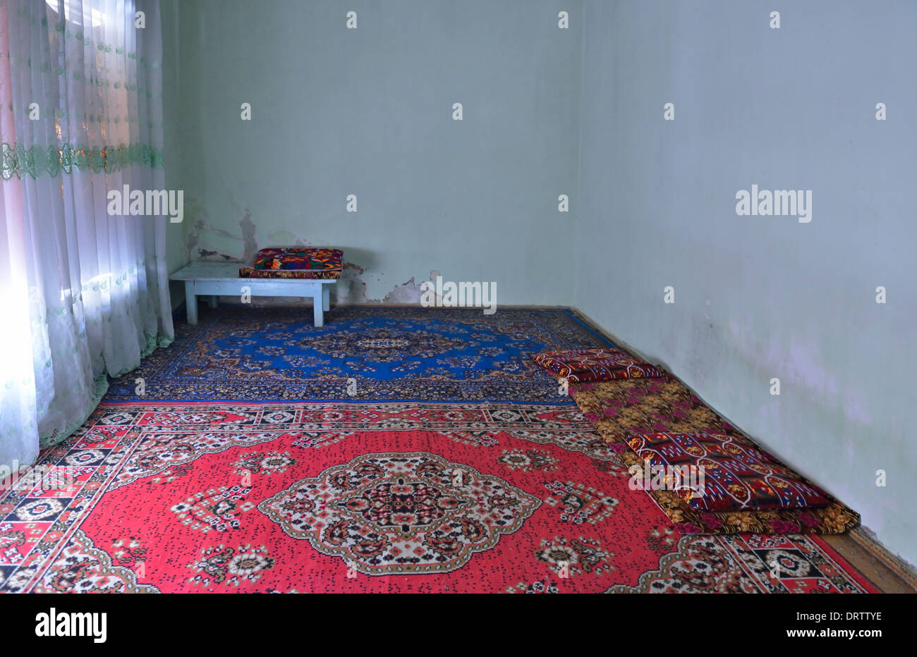 Room in a private house, Bukhara, UZbekistan Stock Photo Alamy