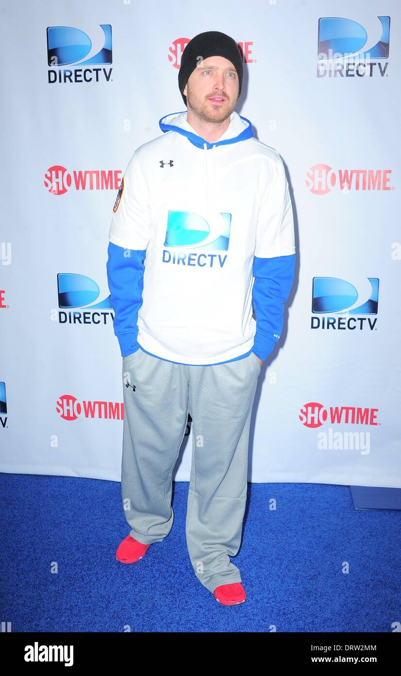 Aaron Paul at arrivals for DIRECTV’s 8th Annual Celebrity Beach Bowl ...