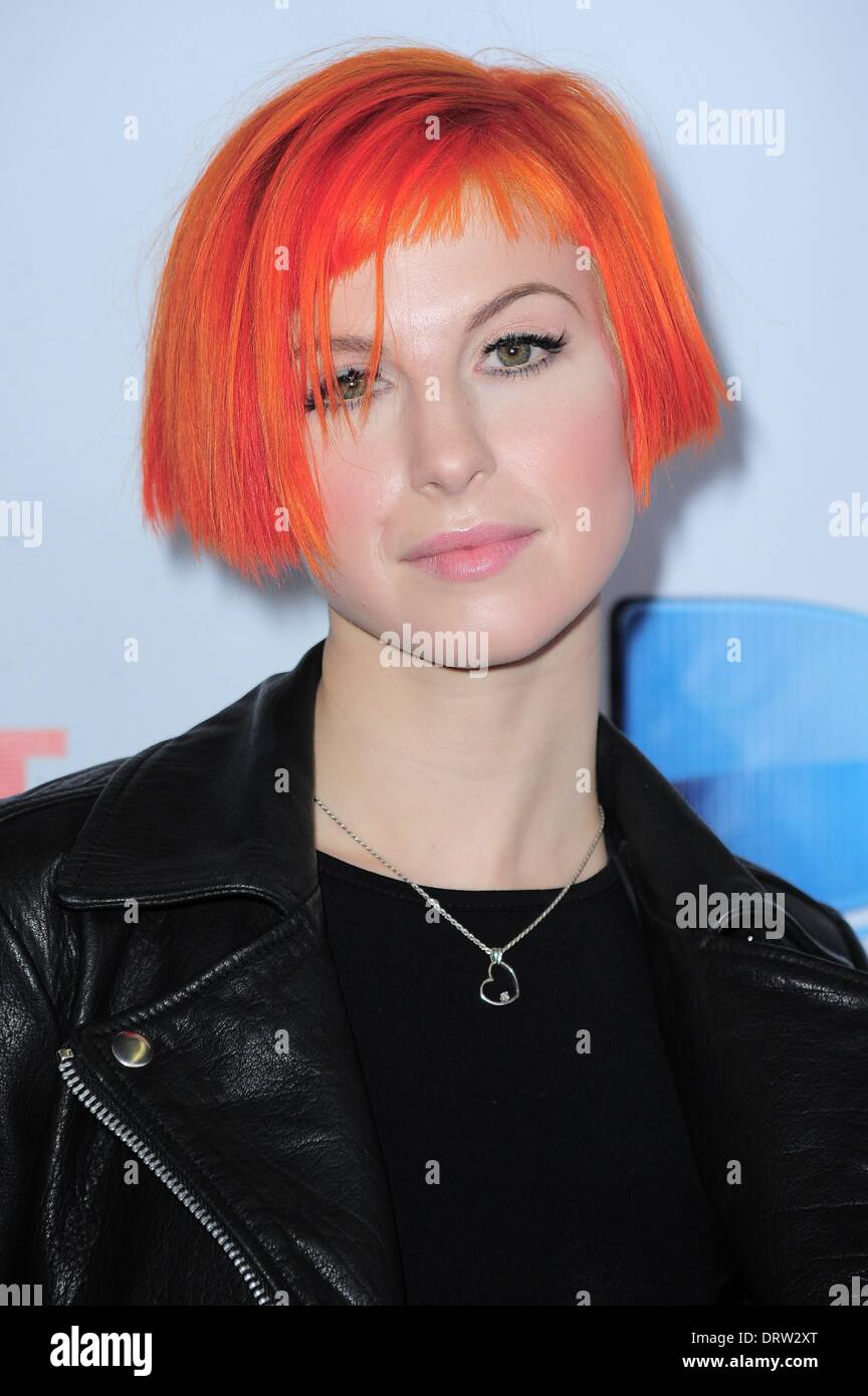 Los Angeles, CA, USA. 1st Feb, 2014. Haley Williams at arrivals for