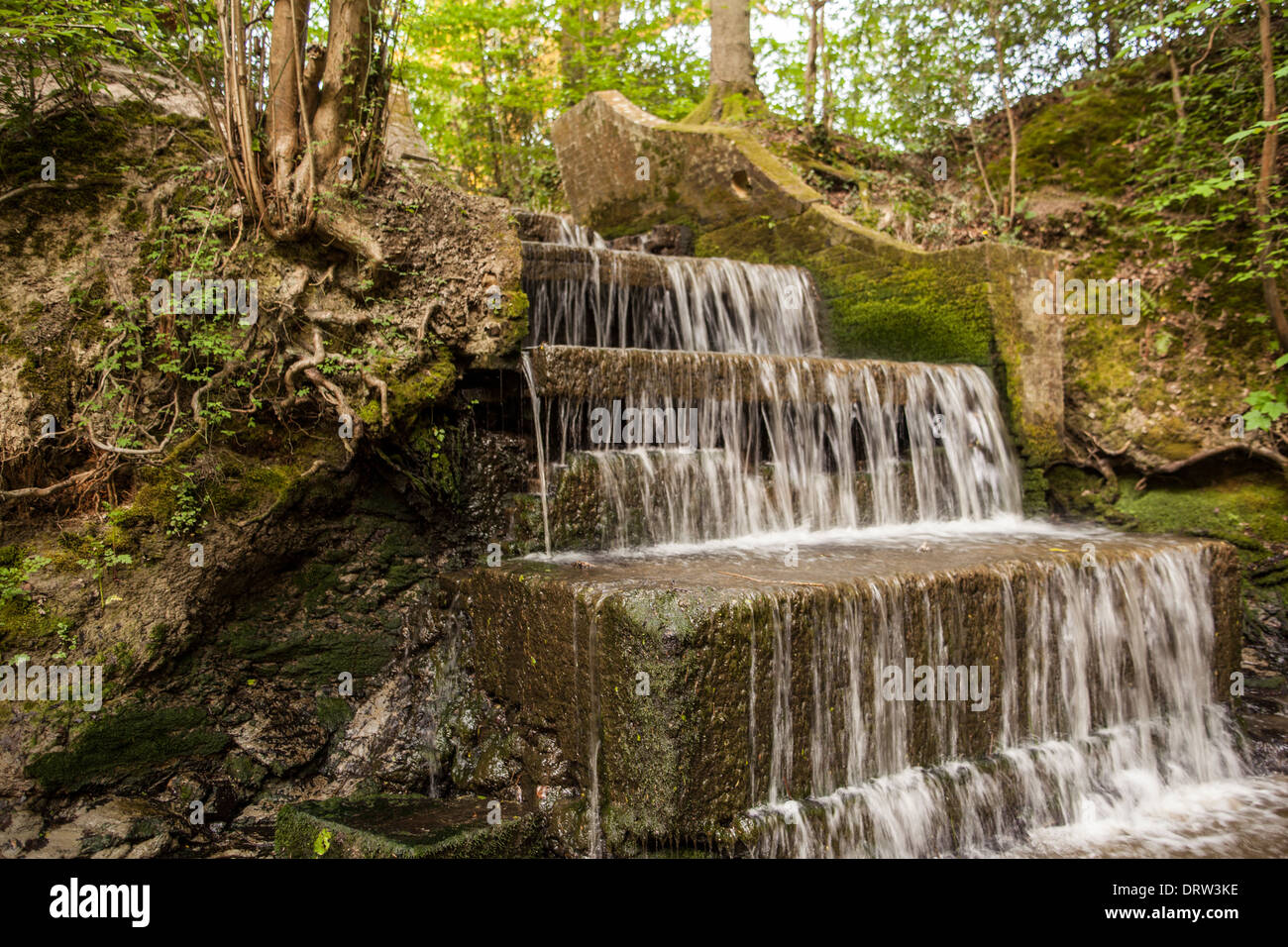 Woodland waterfall hi-res stock photography and images - Alamy