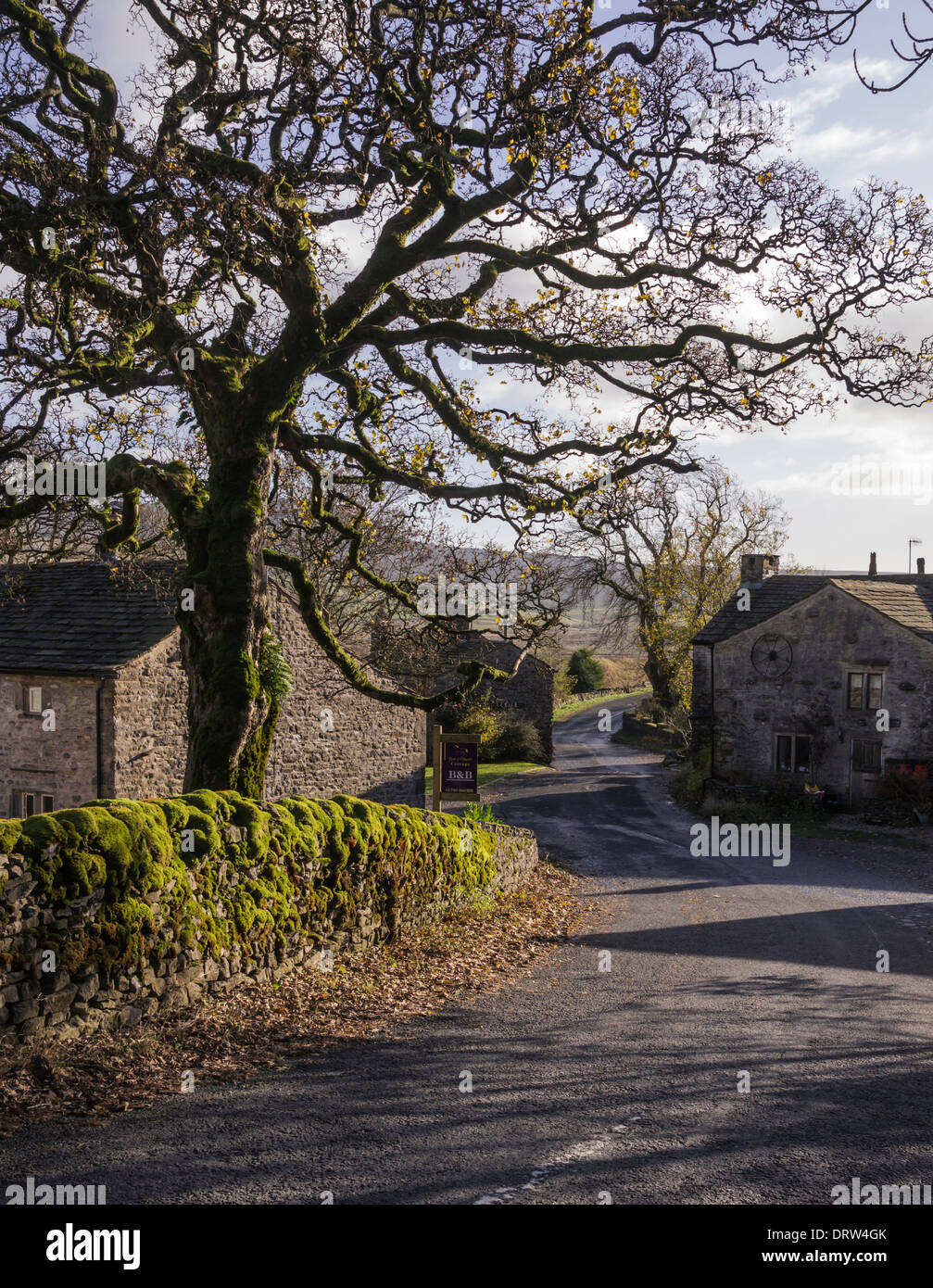 The hamlet of Selside in Upper Ribblesdale. Yorkshire Dales National