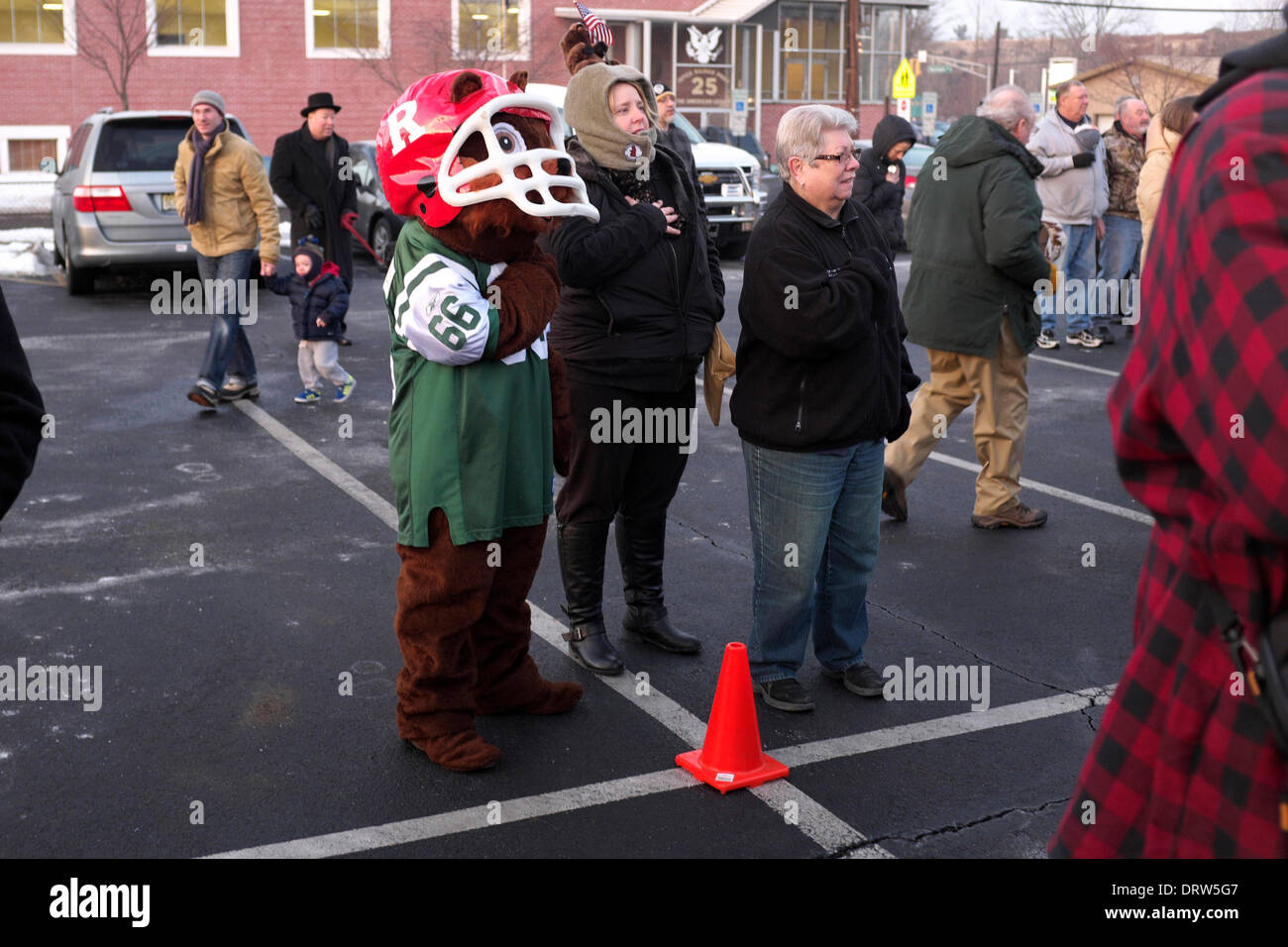 Milltown mel groundhog day celebration hires stock photography and