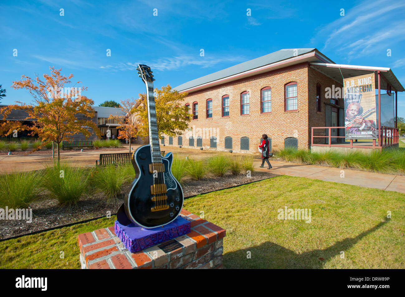 USA Mississippi MS Miss Indianola B B King Museum Blues great musician exterior Stock Photo