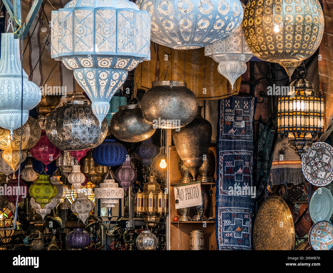 Marrakech lights hi-res stock photography and - Alamy