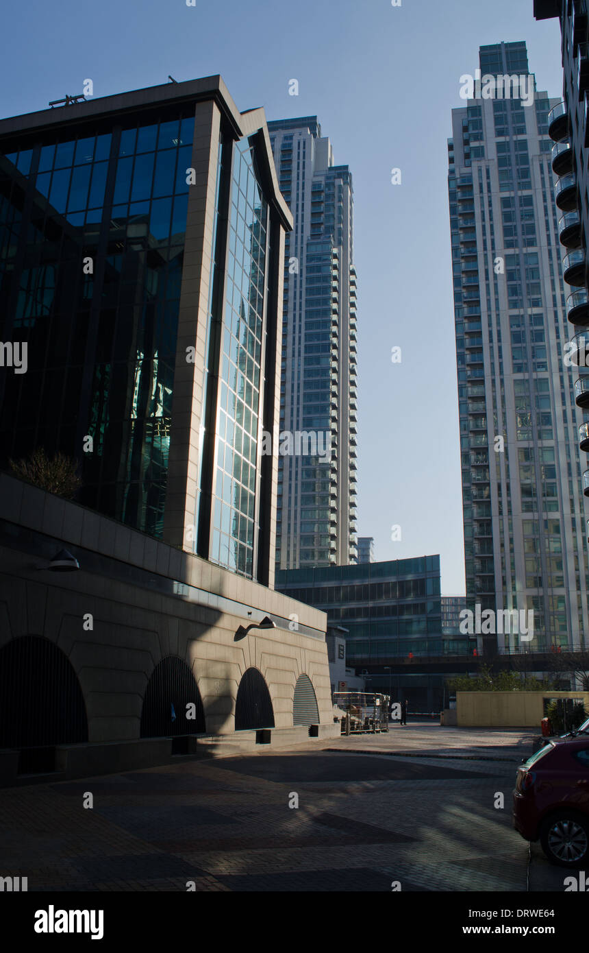 Buildings in Canary Wharf, London Stock Photo - Alamy