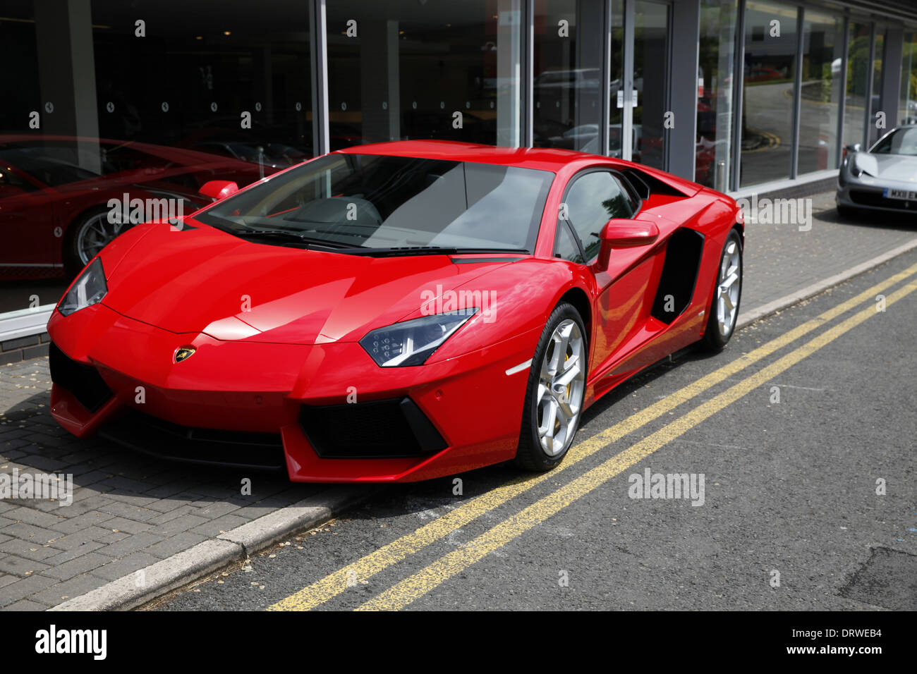 Red lamborghini hi-res stock photography and images - Alamy