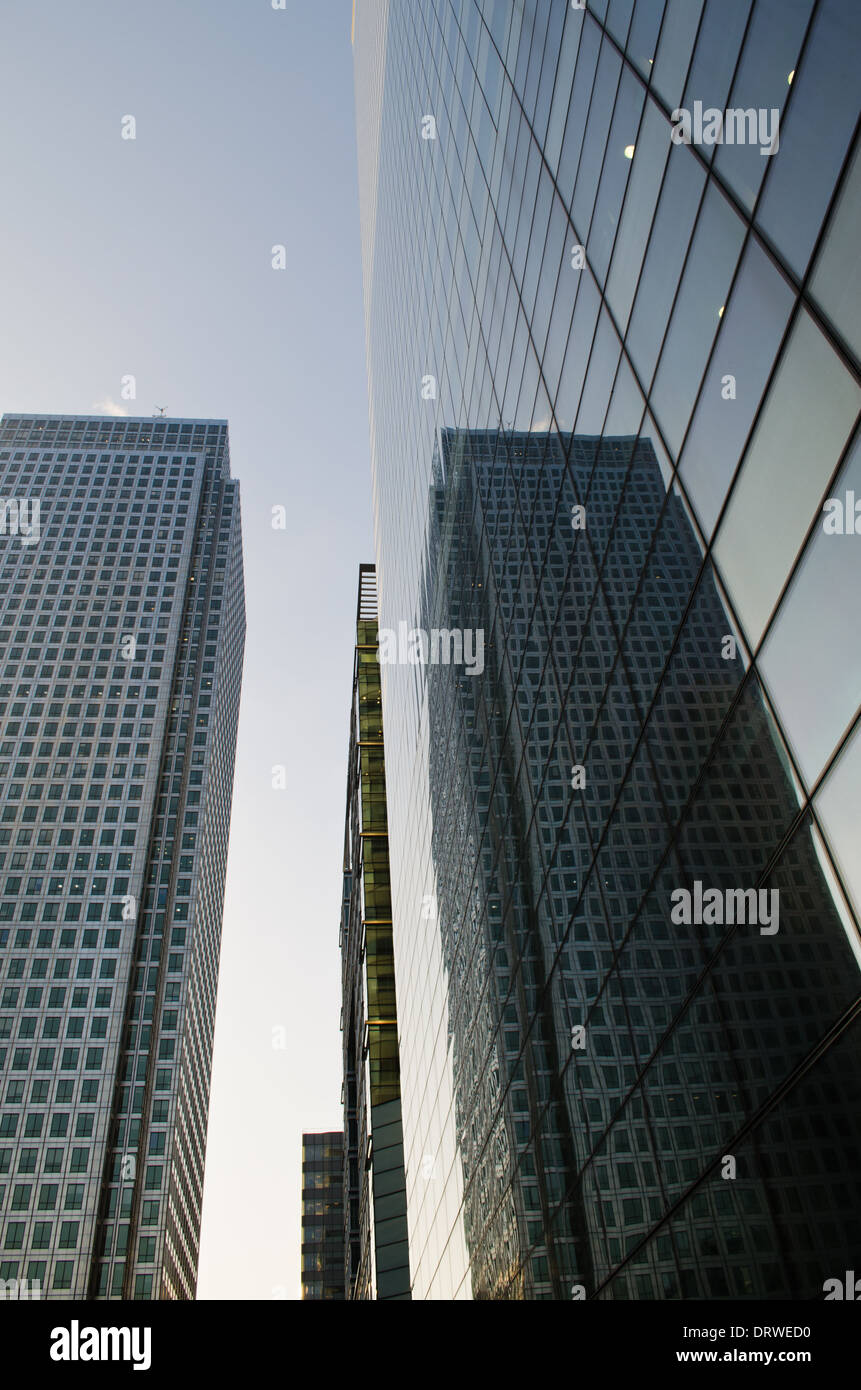 Buildings in Canary Wharf, London Stock Photo - Alamy