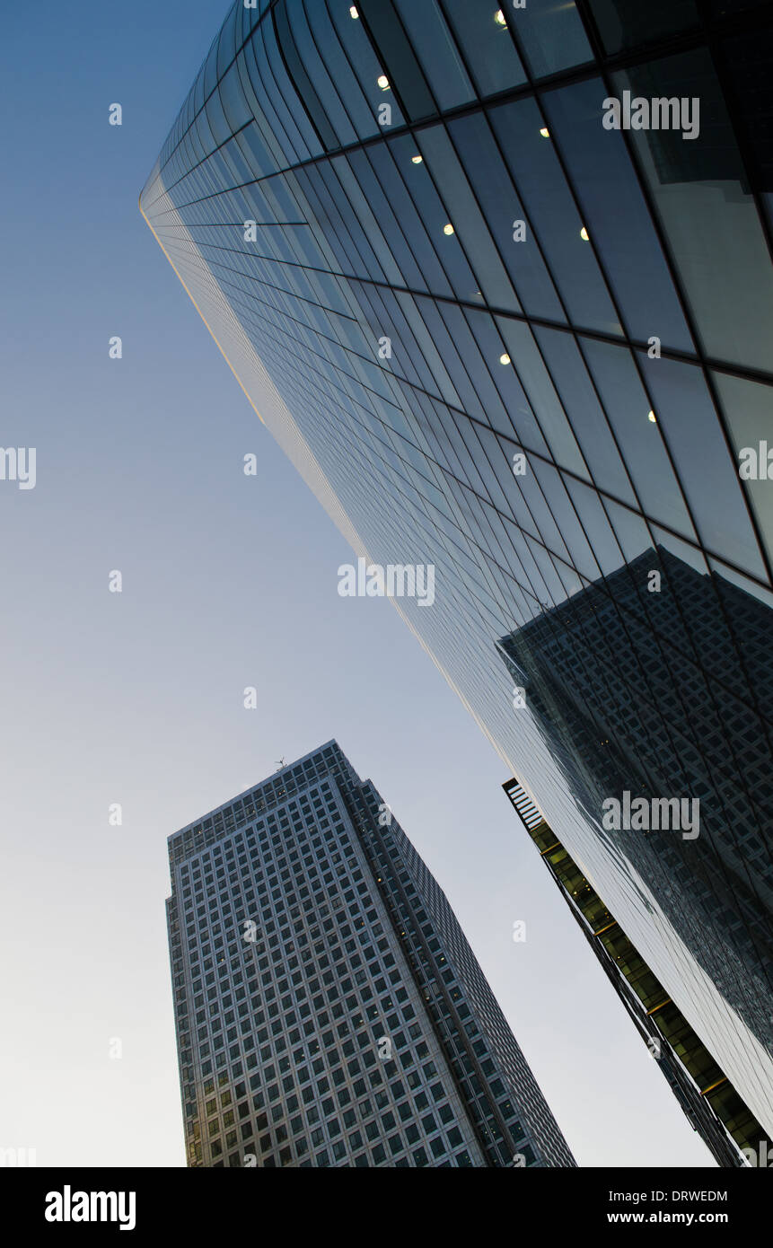 Buildings in Canary Wharf, London Stock Photo - Alamy