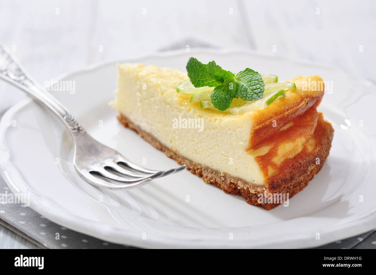 Cheesecake triangle hires stock photography and images Alamy