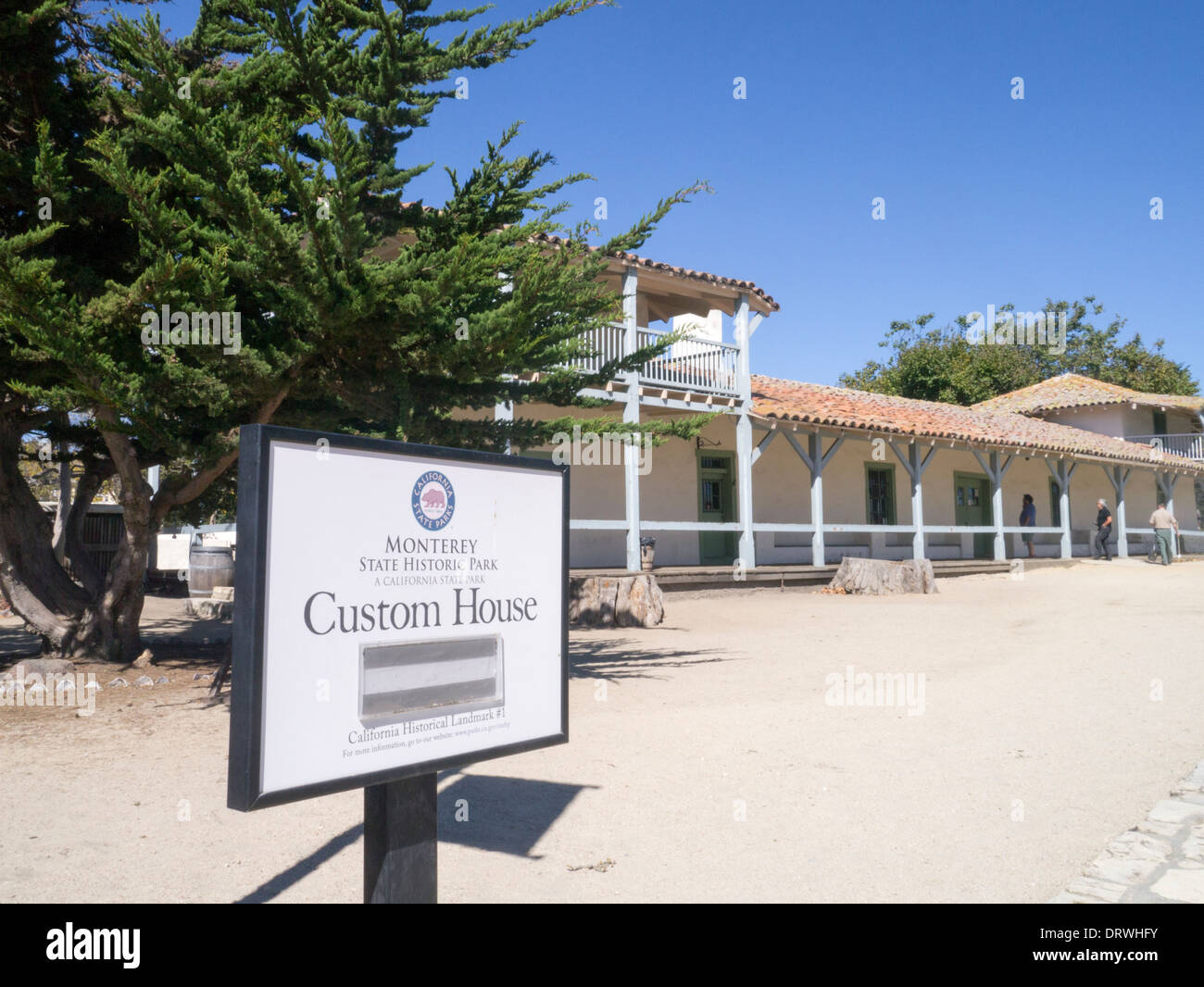 The Custom House in Monterey, California USA Stock Photo Alamy