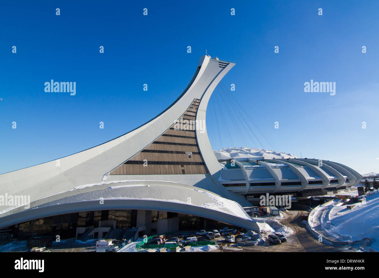 Olympic Stadium, city of Montreal, Canada. Stock Photo