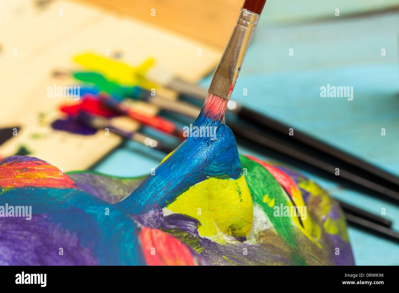 Art of Painting Stock Photo Alamy