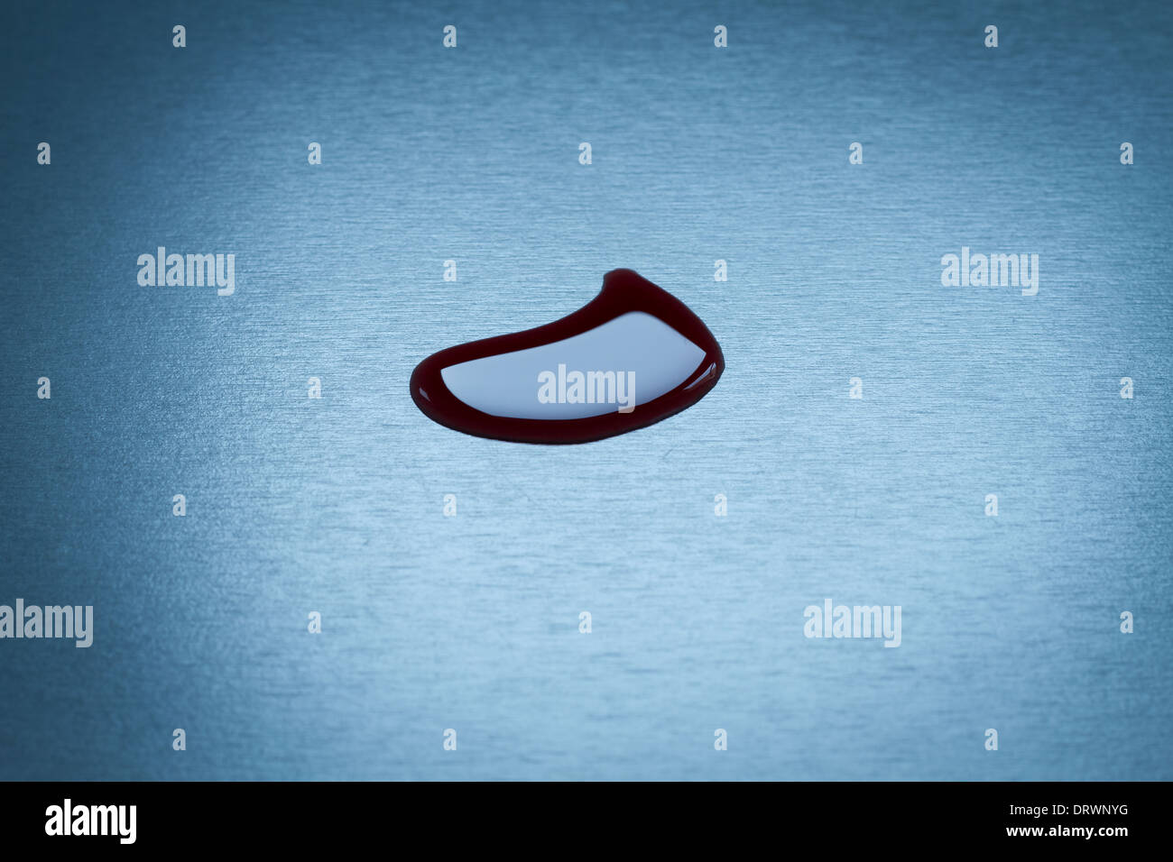 Stain of red wine. Stock Photo