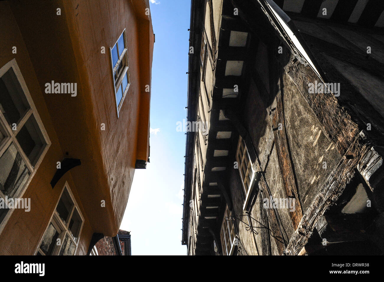 Old and new buildings in The Shambles, York, UK Stock Photo - Alamy